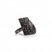 Corrado De Meo 47C - Ring - Oxidized silver